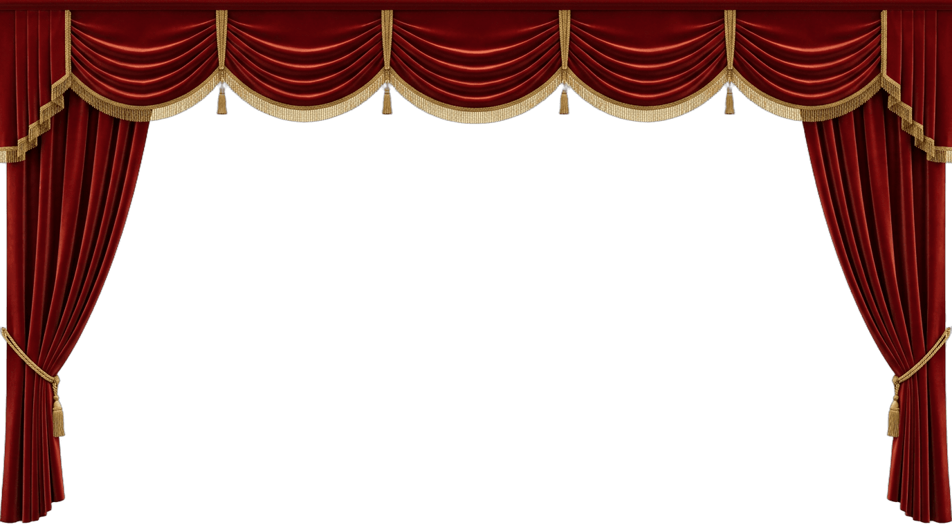 Theatrical Proscenium Curtain Frame